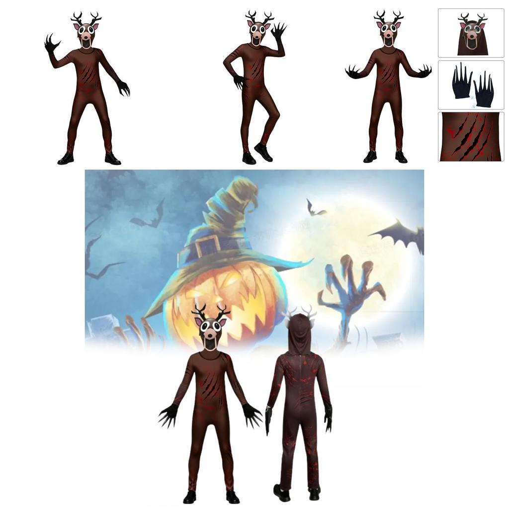 99 nocí v lese Kostým sobíka na Halloween pro dospělé z polyesterové látky pro cosplay a party akce