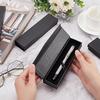 10pcs Black Ballpoint Pen Gift Box with Magnetic Closure Long Necklace Cardboard Case for Watches