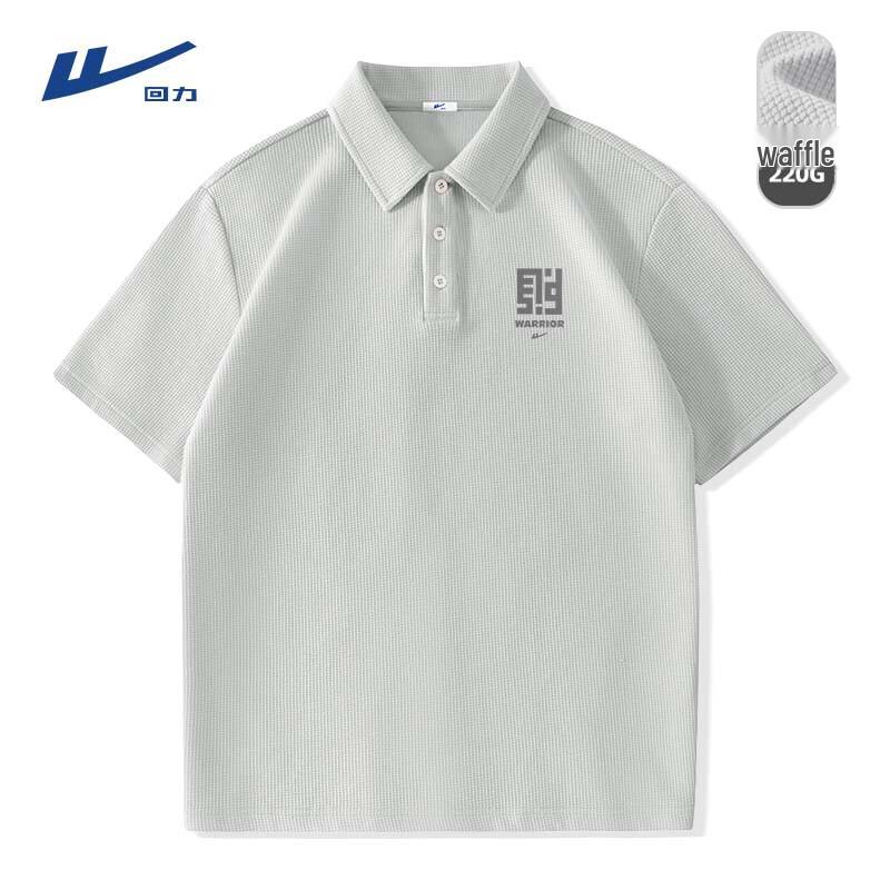 Warrior Men's Waffle Knit Polo T-Shirt