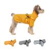 Dog raincoat Small and medium-sized dog spring and summer integrated chest and back reflective poncho Pet supplies