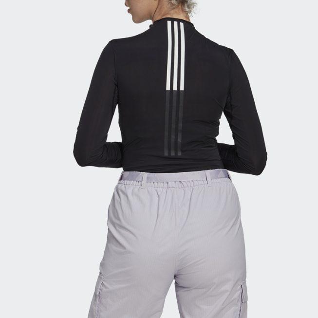 Adidas Set in Sleeve T Shirt Women's Black HM2838