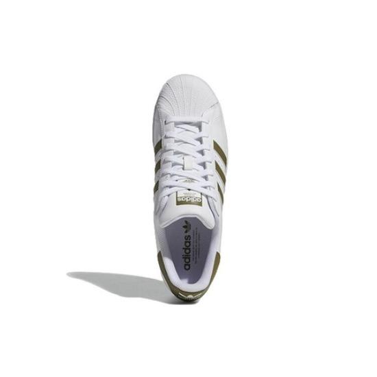 adidas Superstar White Focus Olive - HP5501