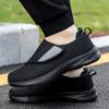 Large size Velcro elderly shoes wide feet and thick instep men's and women's autumn sports shoes medium and old soft-soled walking shoes