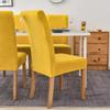 Golden Sable Velvet Elastic Chair Cover for Home, Hotel, Dining & Computer Chairs