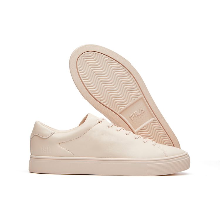 FILA 1911 Synthetic Leather Low-Top Sneakers Women sneakers Soft-Pink F12W044325FSP