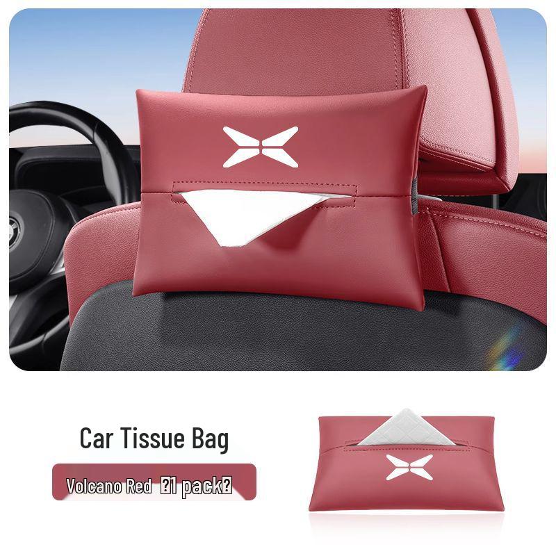 XPeng Car Tissue Box | In-car Pull-out Paper Box | Hanging Armrest Paper Holder Standard