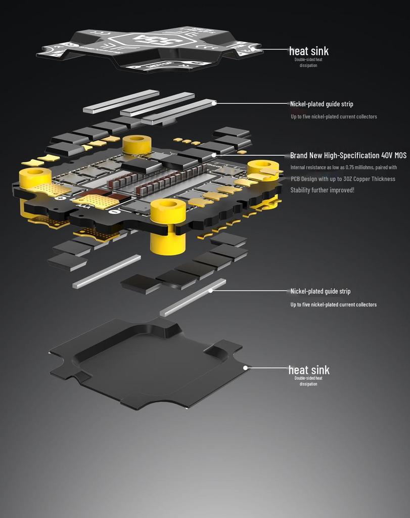 SpeedyBee F405 V5 4-in-1 ESC & FPV Flight Controller.