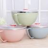 1PC Noodle Bowl with Handle Solid Stainless Steel Lid Food Container Rice Bowl Soup Bowls Instant Noodles Mixing Bowl