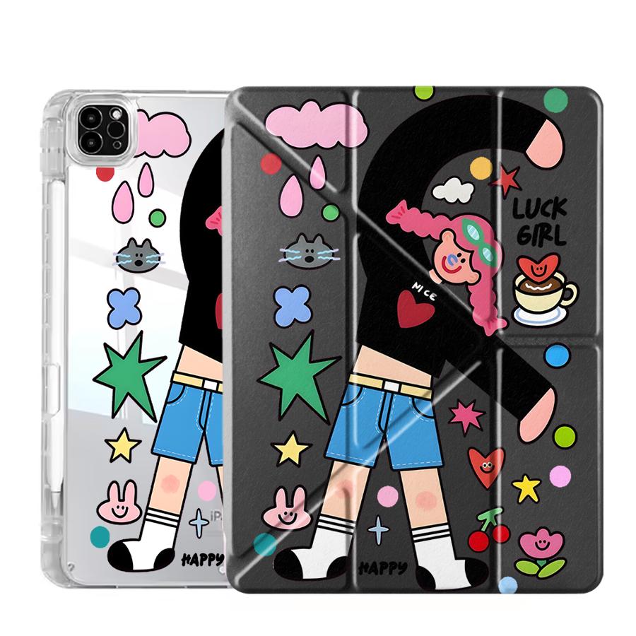 Cartoon Character Tablet Case For iPad Air 4 5 M3 M2 1 2 M4 11inch Pro 2025 Mini 6 7 Pro 11th 10th 9th 8th 7th 12.9inch Y-Fold iPad Mini 7 8.3
