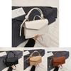 Chic Minimalist Korean Style Handbag In Black Khaki Brown White And Pink Perfect For Everyday Use