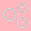 3PCS Cock Rings Flash In The Night Lock Durable Silicone Penis Ring Sex Toys For Men Male Delay Ejaculation Scrotum Lock Ring