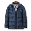 Winter Lapel Fashion Casual Light Cotton-padded Coat Men Middle-aged Trend Warm Cotton-padded Coat Short Cotton-padded Jacket