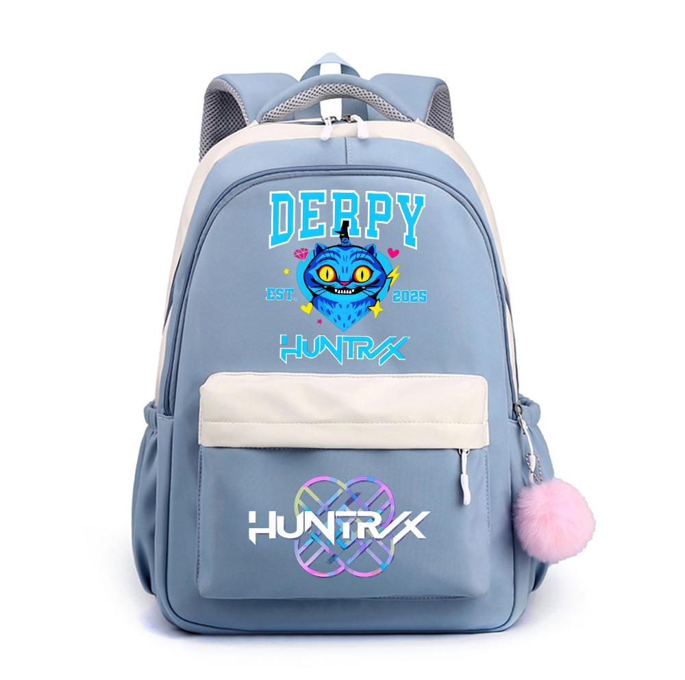 Söt K-Pop Tryckt Ryggsäck med Stor Kapacitet för Tonåring Student Flicka Pojke Skolväska Bokväska Barnpresent Kvinnor Vattentät Resväska Mochila