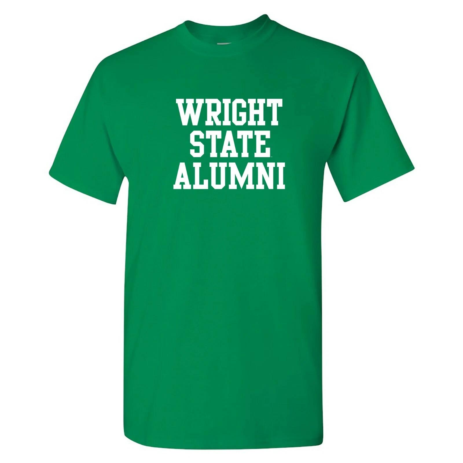 Wright State University Raiders Basic Block Alumni T Shirt - Turf Green 3XL