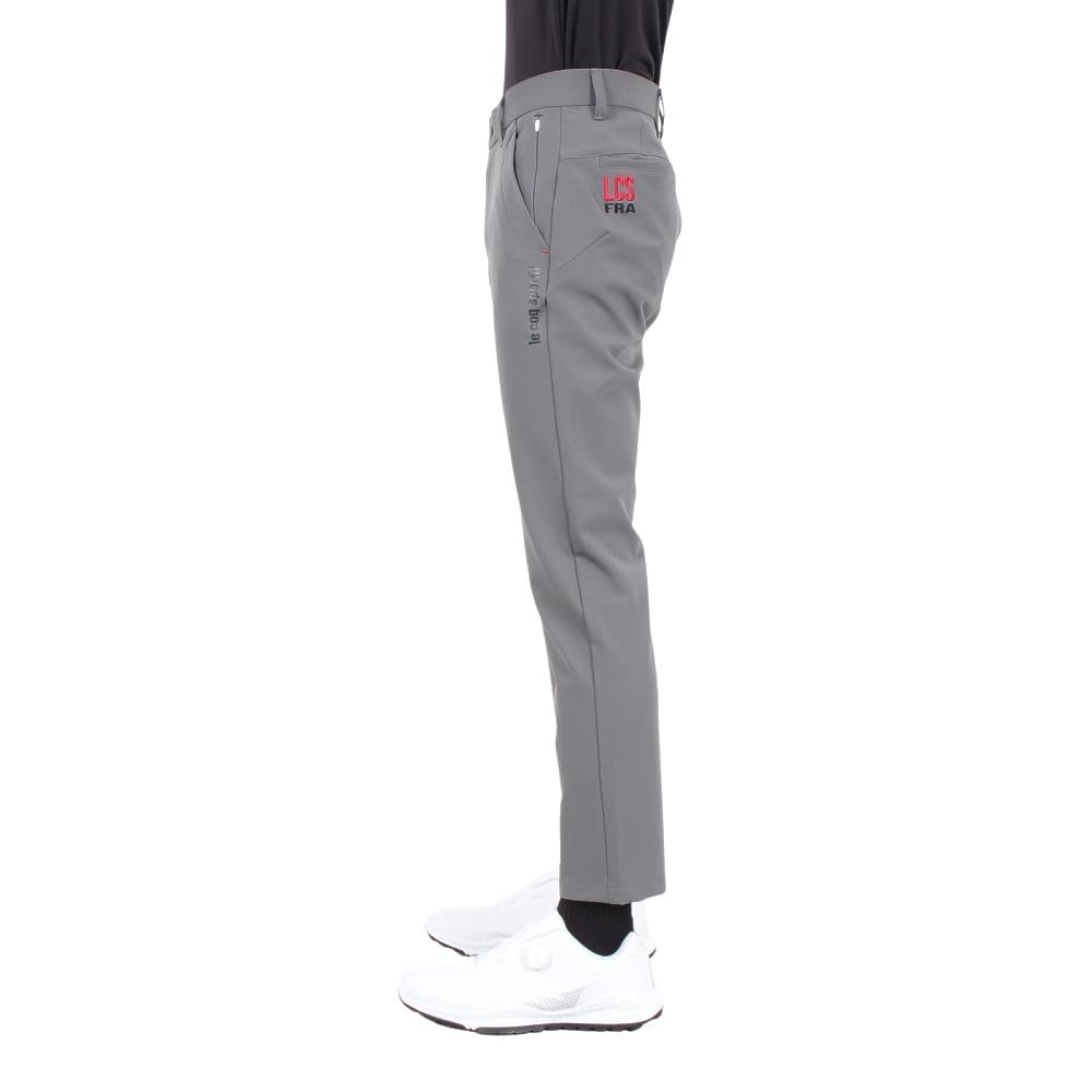Coq Sportif Golf Pants water light rain fleshy golf LG4FLP54M GY00 [Le Golf] [Stretch Forcer] Quarter-length, repellent, compatible, windproof, Men's