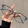 Transparent Cat Eye Computer Glasses Metal Frame Women Men Anti Blue Light Round Eyewear Blocking Optical Spectacle Eyeglasses