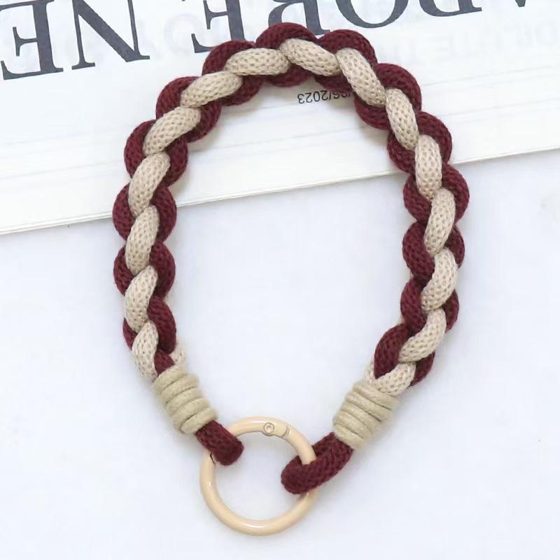 Durable Woven Wrist Phone Lanyard – Universal Short Twist Design