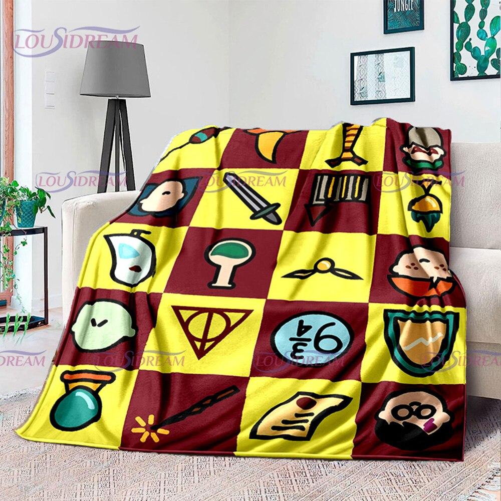

Мягкое плюшевое одеяло с героями мультфильмов на Хэллоуин, школьное фланелевое одеяло для гостиной, спальни, чехол для дивана, детский рождественский подарок