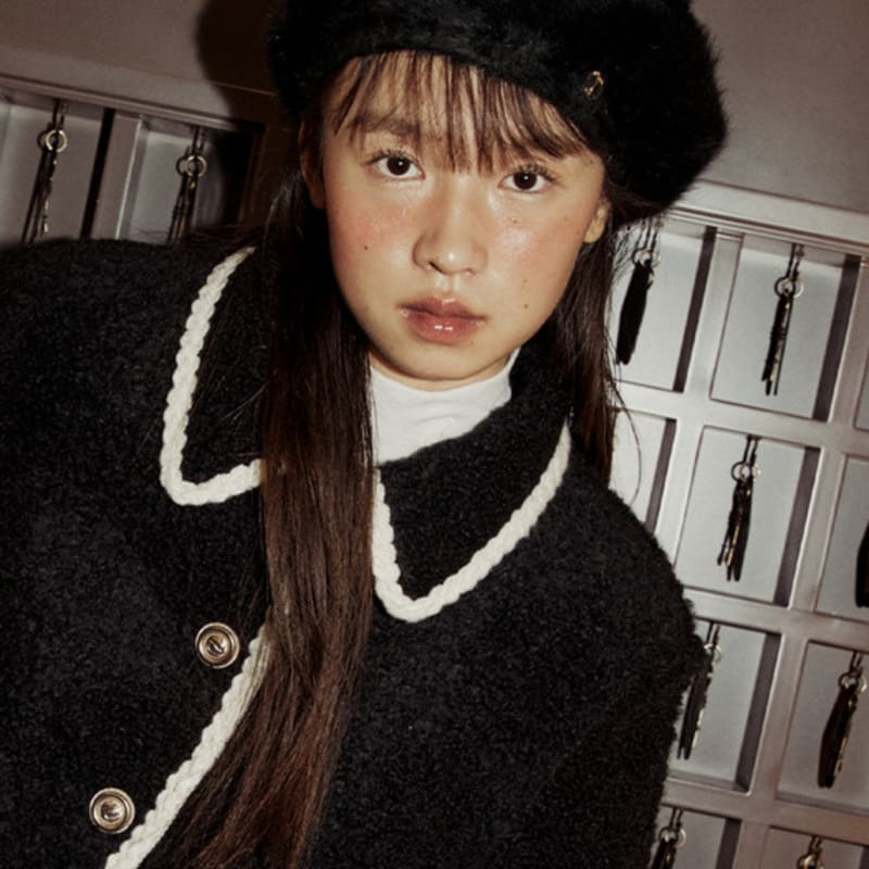 Lucirzu Lucirzu Angora Beret (black)