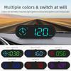 Digital Car Head Up Display HUD Speedometer Multi-functions GPS Compass RGB LED Odometer Over Speed Alarm Accessories for Truck