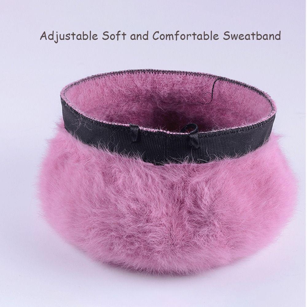 Plush Beret Hat Cute Knitted Cap Korean Version Cold Cap Autumn Winter