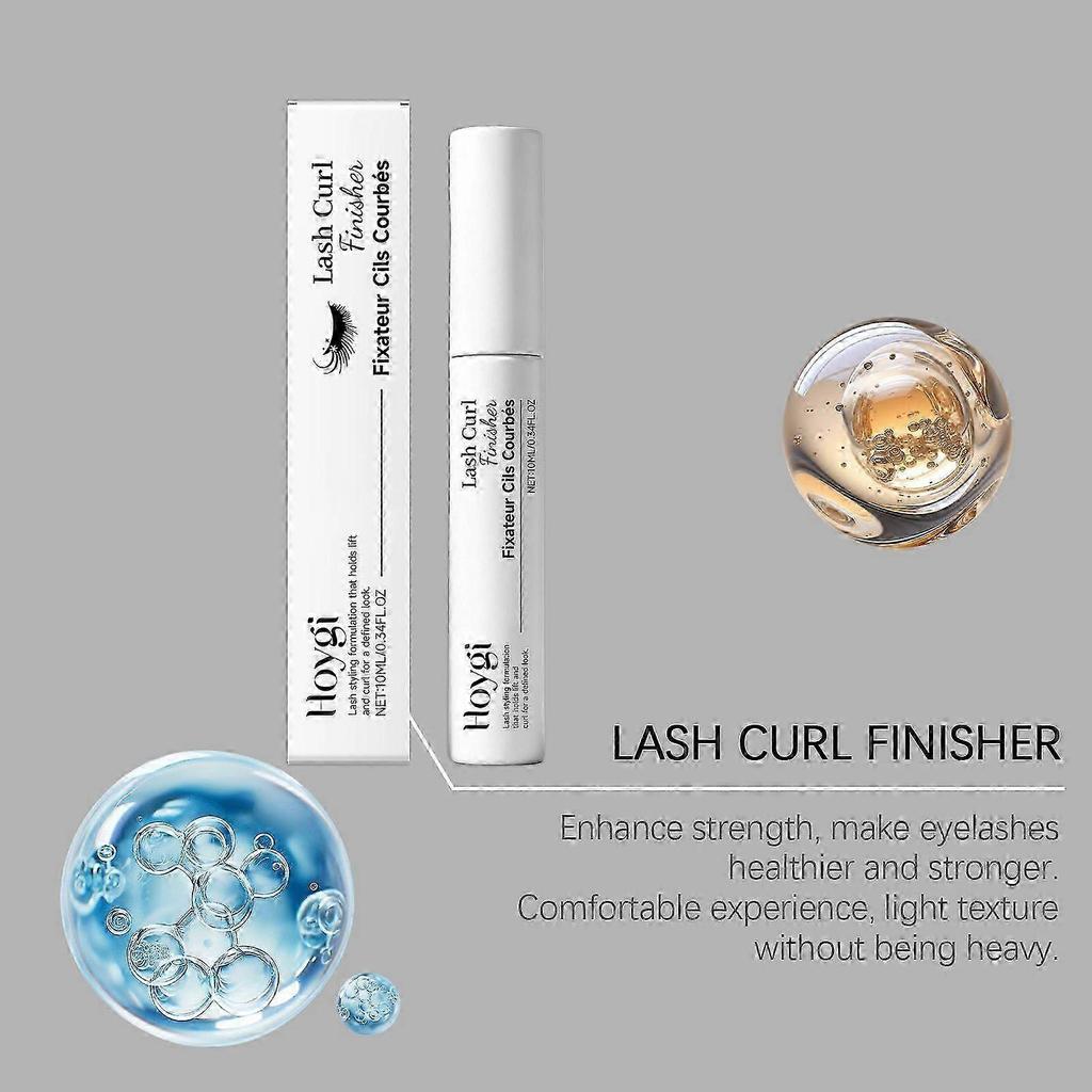2026*1-5x Lash Curl Finisher 10ml Conditioning Collagen Lash Primer, Volume Boosting & Lash Extender, Feathery Long Full Eyelashes
