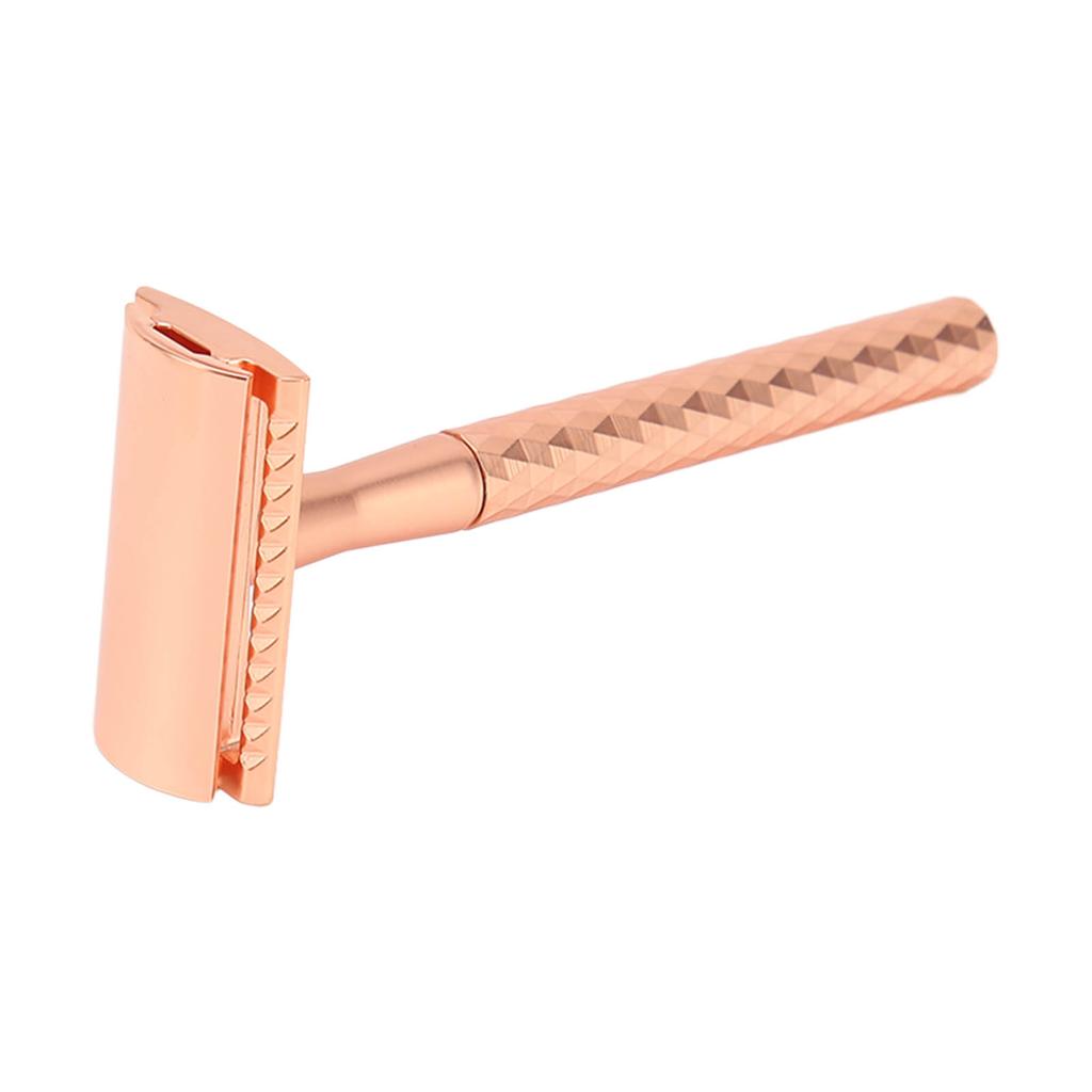 Men Manual Double Edge Trimming Kit Beard Trimmer Safety Long Handle Trimming Tool with Stand