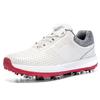 D518 Men's Water-Repellent Breathable Spiked Golf Shoes with Rotary Lace-Up