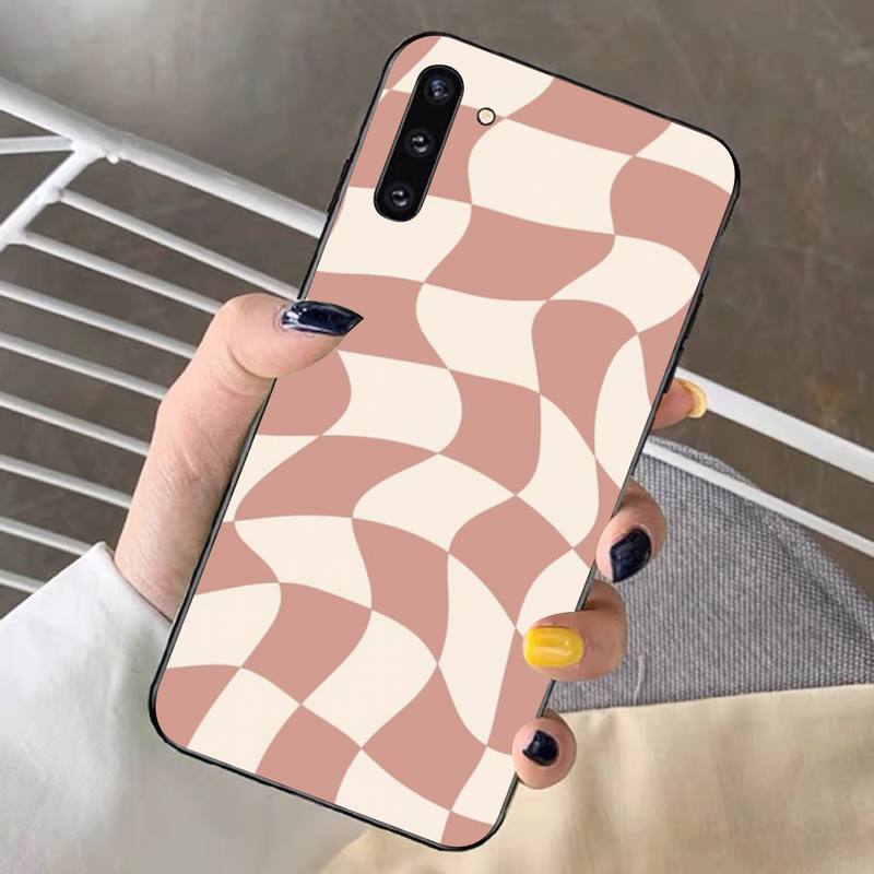 crazy checkers Phone Case for Samsung Note 5 7 8 9 10 20 pro plus lite ultra A21 12 72
