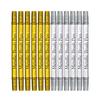 Canetas Marcadoras de Tinta Permanentes Resistentes à Água de Metal Colorido com Ponta Dupla Cor Dourada Prateada para Marcador Artístico DIY Material de Pintura Artística
