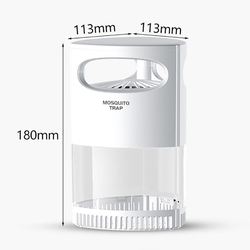 Lámpara Asesina de Mosquitos UV Silenciosa Fotocatalizador Matamoscas 1 Pieza Carga USB Fácil de Limpiar para Uso en Hogar Hotel Dormitorio