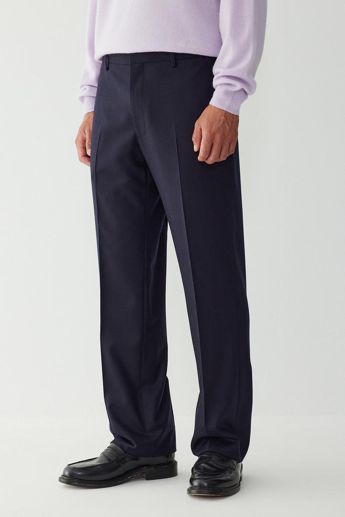 MAN ON THE BOON Wool Flannel Suit Pants_Navy 4715352004