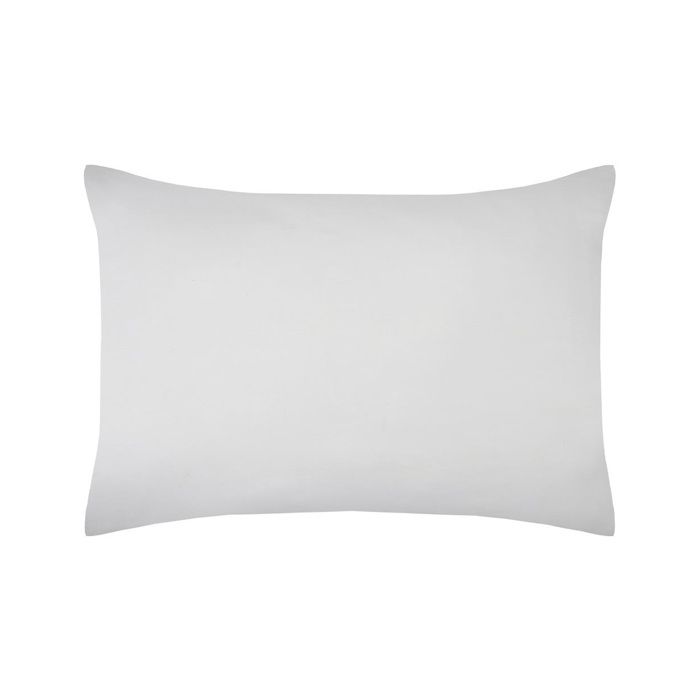 1 Taie d'oreiller percale de coton uni 50 x 70 cm Elysee lin