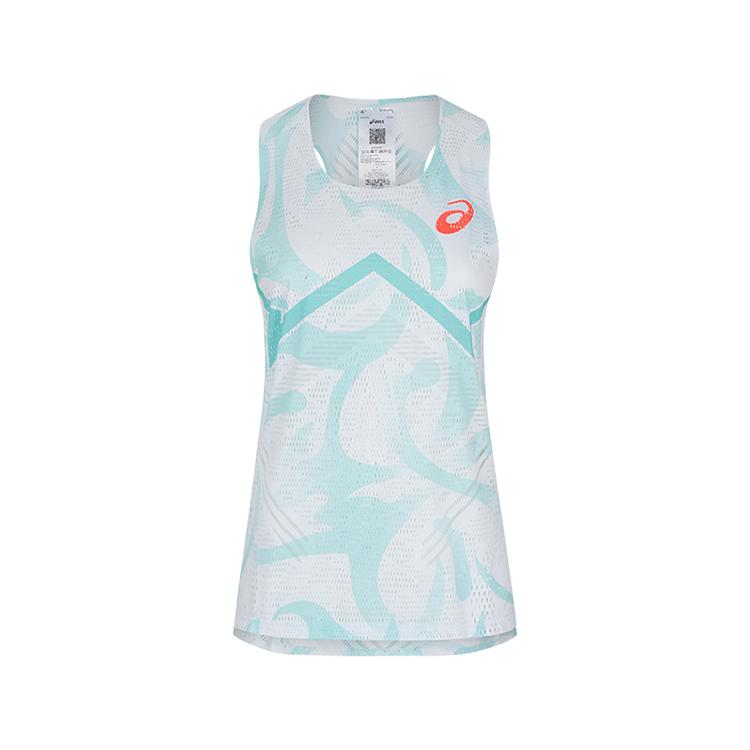 

Asics Metaspeed Actibreeze Logo Running Round Neck Breathable Sleeveless Sports Vest Women tops Blue White 2092A532-411 M