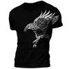 Retro Viking Tattoo 3D Printed Men's T-shirt Summer Viking Odin Round Neck Loose Short Sleeve Casual Top T-shirt Oversized T-shirt