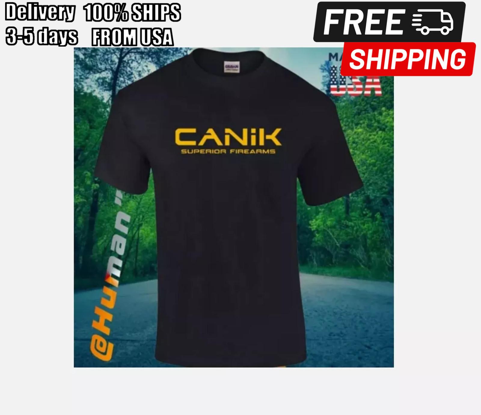 SALE!! Canik Superior Firearms Men S Black Retro Vintage Unisex T-shirt S-5XL XL