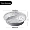 Round Disposable Aluminum Foil Air Fryer Pan - High Temperature Resistant & Food Grade