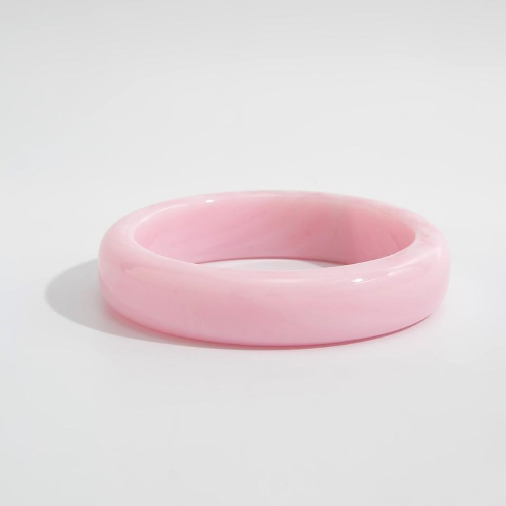 Round Shape Bangle Bracelet Resin Wrist Ornament New Wrist Band Gift Pick