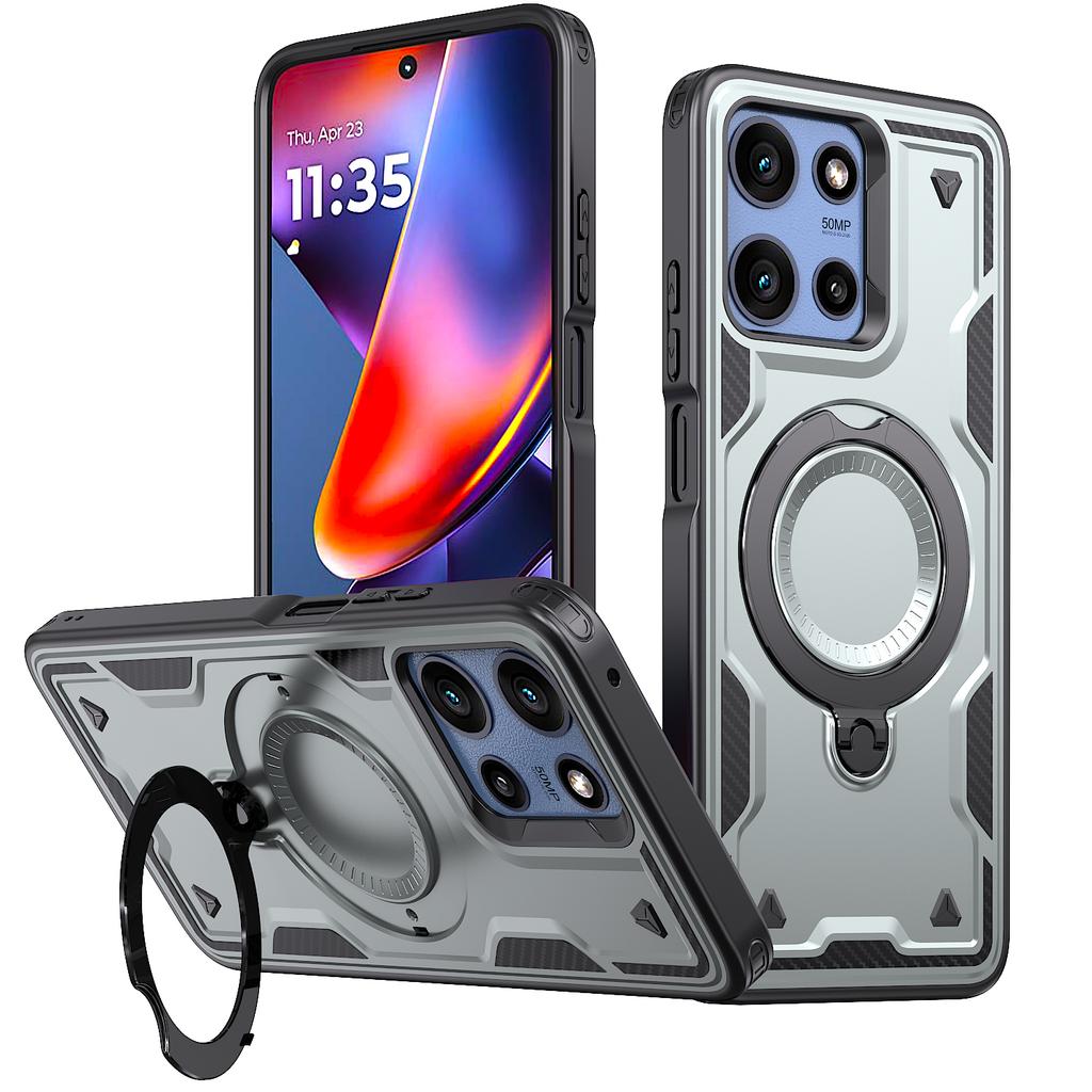 Military Shockproof Phone Case For Motorola Moto G Power Stylus 5G Edge 2025 2024 GPlay Edge G13 G23 G53 Fold Stand Armor Cover