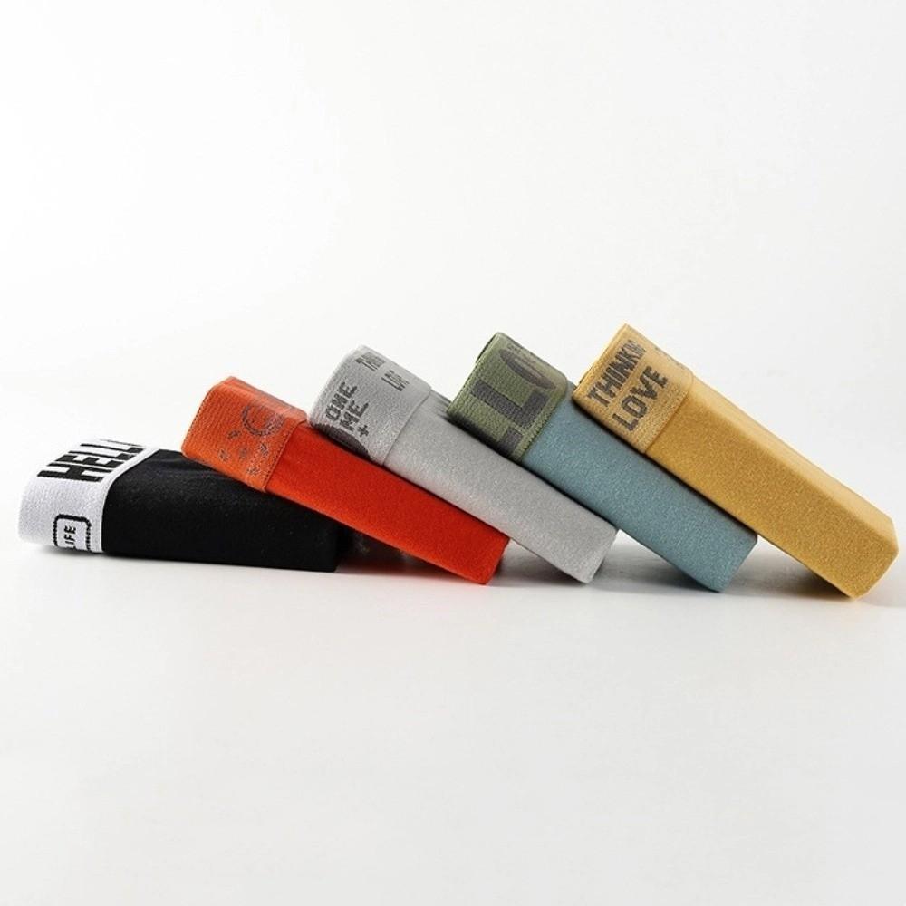 4Pcs Low Waist Women Cotton Panties Set Cotton Crotch Letter Underpants Adolescent