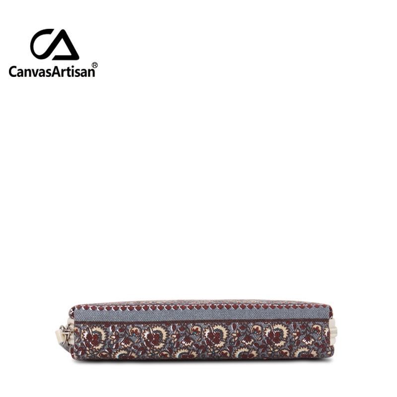 2019 Winter Ethnischer Stil Damen Kreative Canvas Geldbörse & Reißverschluss-Portemonnaie