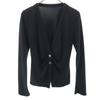 FOXEY NEW YORK Made In Japan Long Sleeve V Neck Cardigan 40 Black Women Used