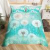 Lovely Bird Duvet Cover Set King Size Spring Floral Butterfly Bedding Set Microfiber Watercolor Garden Flower Comforter Cover