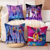 Kpop D-Demon Hunters Pillow Cover for Bedroom Room and Living Room Sofa Decorative Cushion Cover
