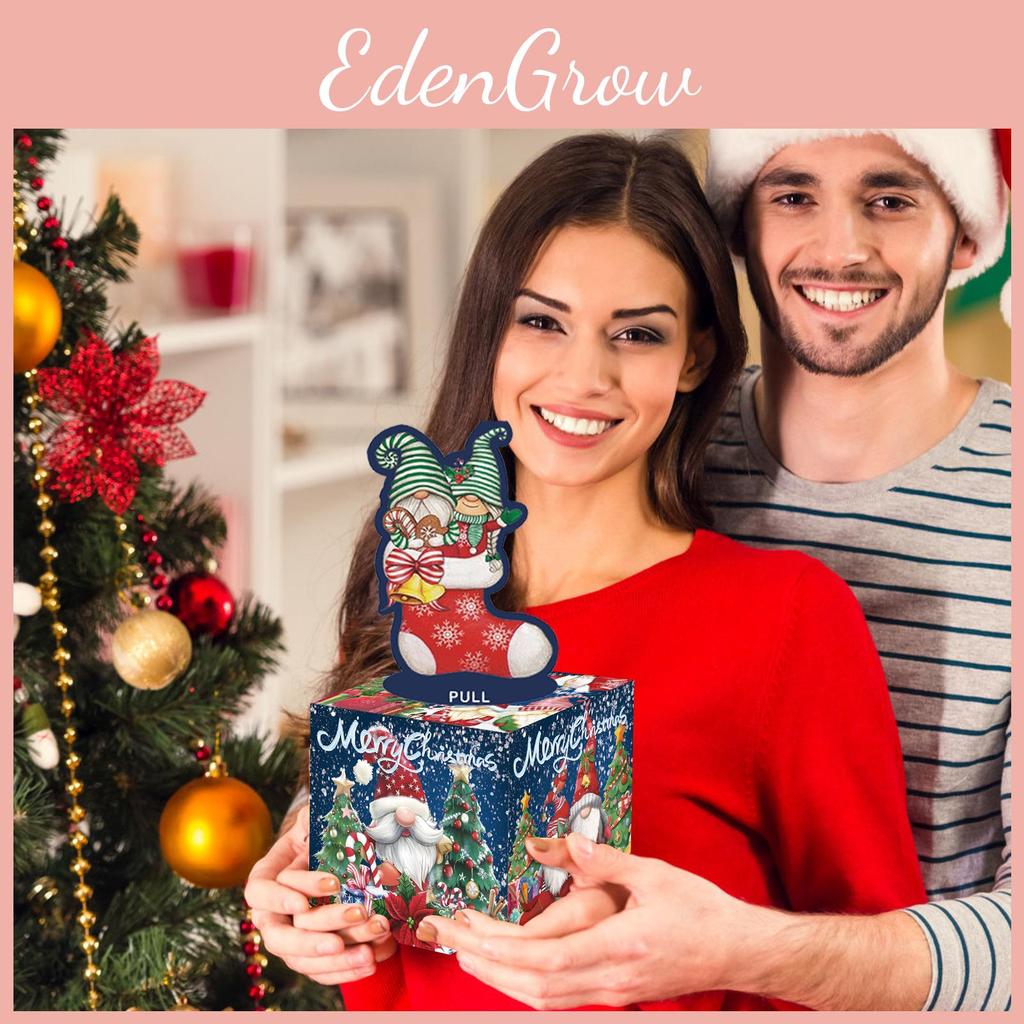 Christmas Blue Money Box With Party Decor For Holiday Celebrations