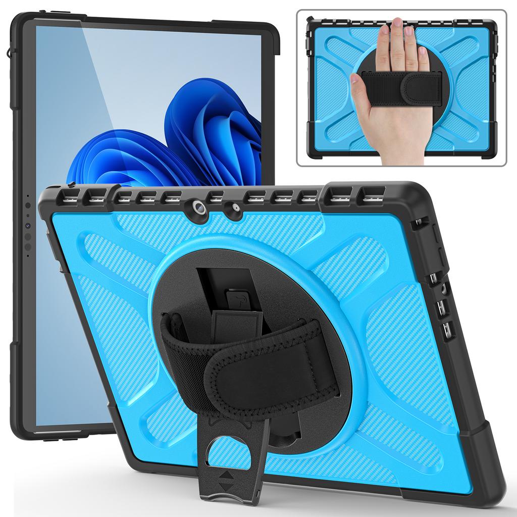 For Microsoft Surface Pro 11 10 9 8 7 6 5 4 for Surface GO 1 2 3 4 Rugged Protective Case Reinforced Corners Case with Holder