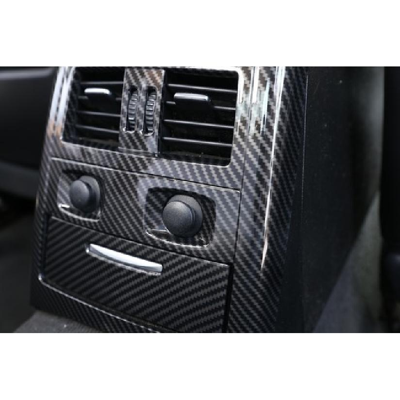 Rear Center Air Vent Cover ABS Carbon Trim Part Kit For BMW 3 Series E90 2005-12