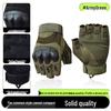 Men's Full-Finger Outdoor Tactical Gloves - Cut-Resistant, Wear-Resistant for Motorcycle Riding & Combat