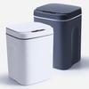 Auto Rubbish Bin LED Light Trash Holding One Button Switch Durable Space Saving Auto Rubbish Bin Kitchen Supply