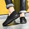 Men Fashion Casual Shoes Slip On Men Loafers Driving Shoes Flats Plus Size 39-48